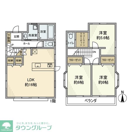 茅ケ崎東戸建の物件間取画像